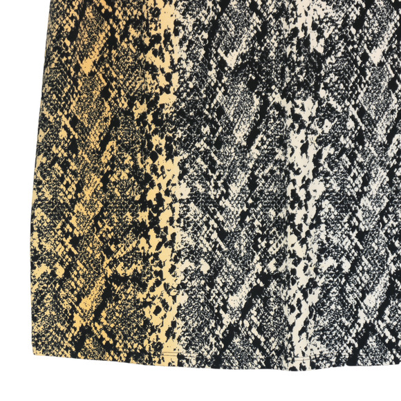 Alexandra Oak Dress Womens Medium Gray Ombre Snake Sheath Stretch Boho Slinky - Picture 4 of 7